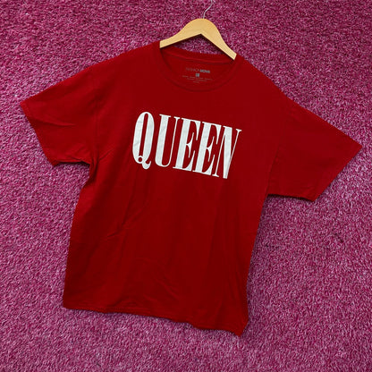 Fashion Nova A King's Queen T-Shirt Large