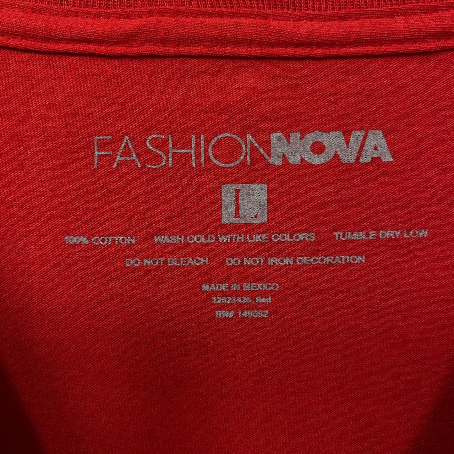 Fashion Nova A King's Queen T-Shirt Large