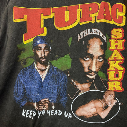 Tupac Shakur Keep Ya Head Up Collage Sleeveless T-Shirt XL