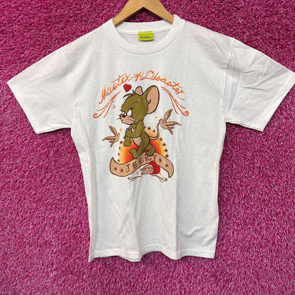 Tom & Jerry Master of Disaster Jerry the Mouse Cartoon Tee L