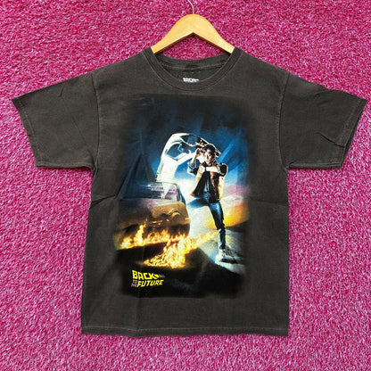 Back To The Future Out Of Time Poster Promo Vintage Style T-Shirt Medium