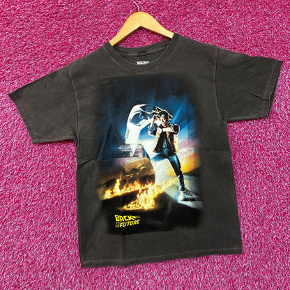 Back To The Future Out Of Time Poster Promo Vintage Style T-Shirt Medium