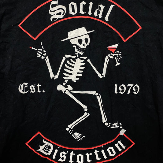 Social Distortion "Skelly" Graphic Punk Rock Band T-shirt XS