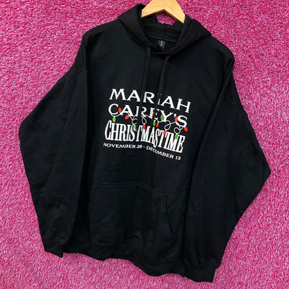 Mariah Carey "Christmastime" Graphic Pullover Hoodie XL