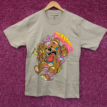 Fashion Nova Wreaking Havok Teddy Bear Graphic T-Shirt Medium