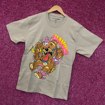 Fashion Nova Wreaking Havok Teddy Bear Graphic T-Shirt Medium