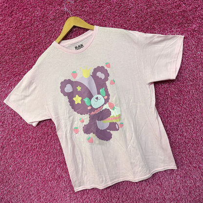 Kawaii Queen Teddy Strawberry Shortcake Black Matter Tee L