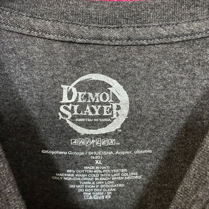 Demon Slayer Kimetsu No Yaiba Logo Anime T-Shirt Size XL