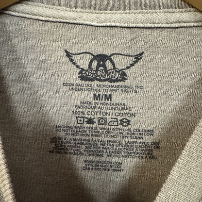 Aerosmith Eat The Rich Album Cover Art Arena Rock Band Tee M
