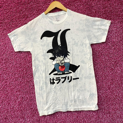 Death Note Chibi L Is Lovely Anime T-Shirt Small