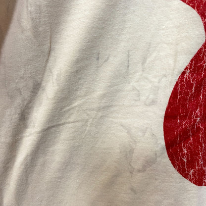 The Rolling Stones Hot Lips Cream Tshirt size Large