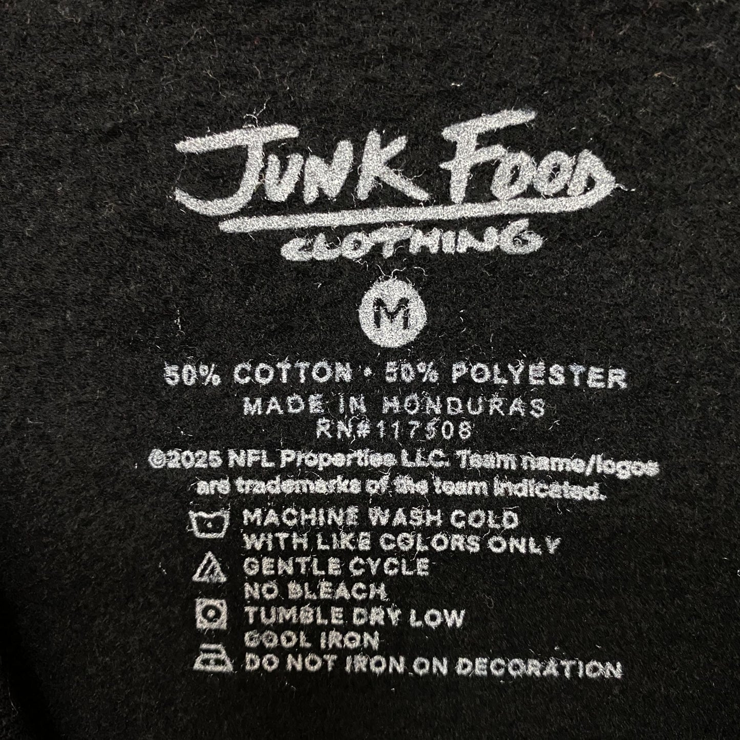 Junk Food Clothing Miami Dolphins Helmet Logo Crewneck Sweatshirt Medium