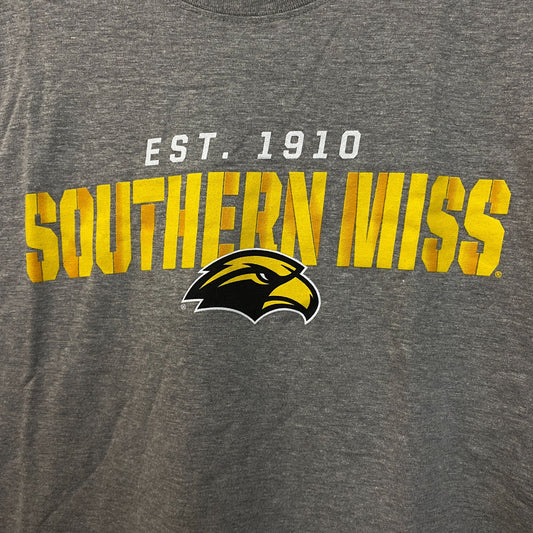 Southern Miss College Football Grey Tshirt size Extra Large