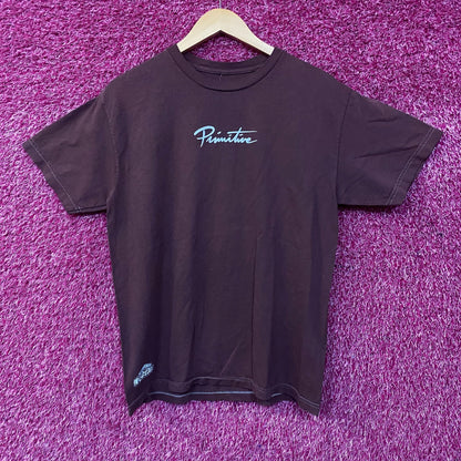 Primitive x My Hero Academia All Might Anime T-shirt Small