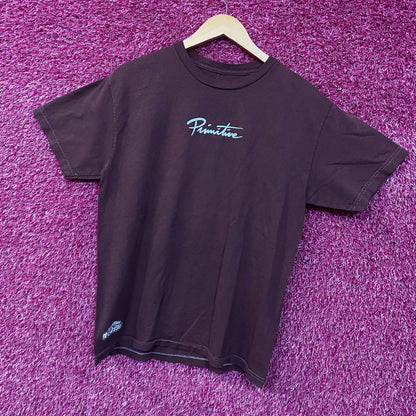 Primitive x My Hero Academia All Might Anime T-shirt Small