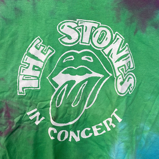 The Rolling Stones in Concert Oversized Rock Band Tie Dye S