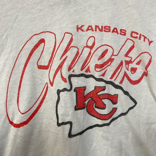 Junk Food NFL Kansas City Chiefs Long Sleeve Cropped T-Shirt Small