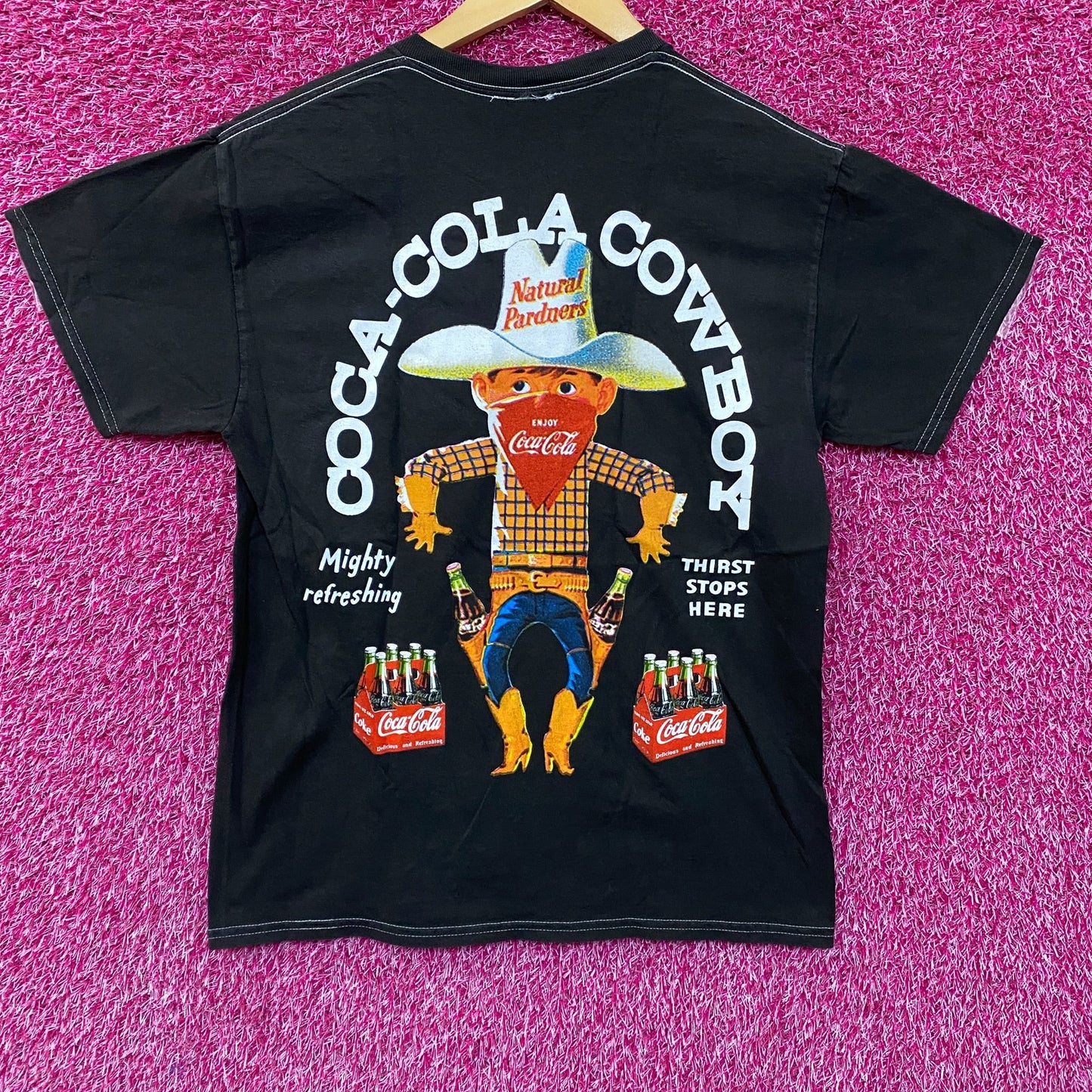 Coca- Cola Drink Promo Vintage-Style T-Shirt size Medium