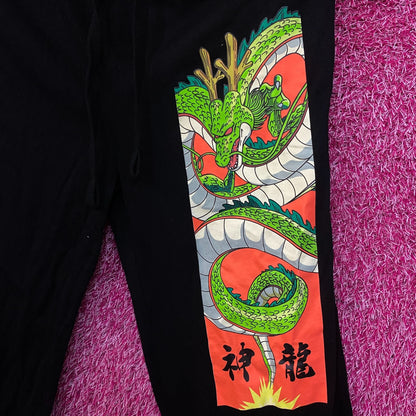 Dragon Ball Z Shenron Anime Graphic Sweatpants Small