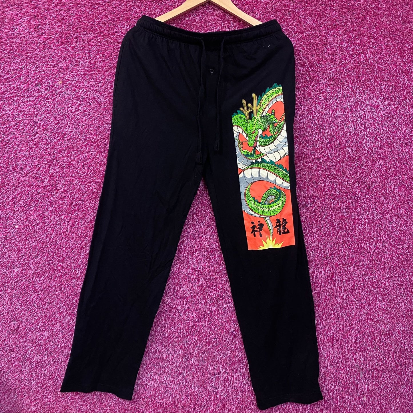 Dragon Ball Z Shenron Anime Graphic Sweatpants Small