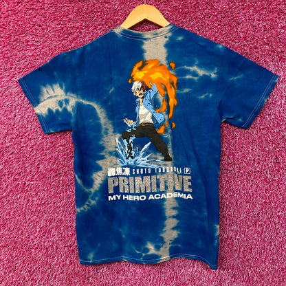 Primitive Skateboarding X My Hero Academia Flashfreeze Heatwave Anime Tee T-Shirt Medium