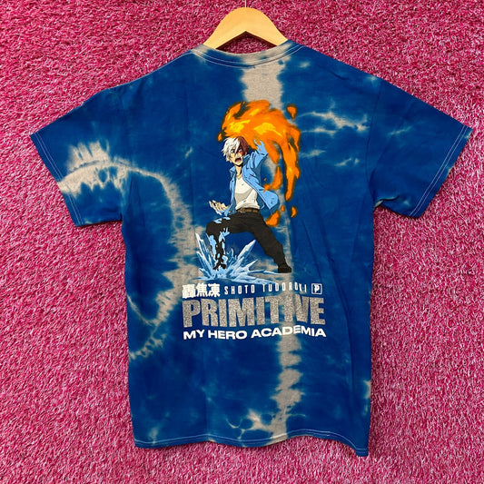 Primitive Skateboarding X My Hero Academia Flashfreeze Heatwave Anime Tee T-Shirt Medium