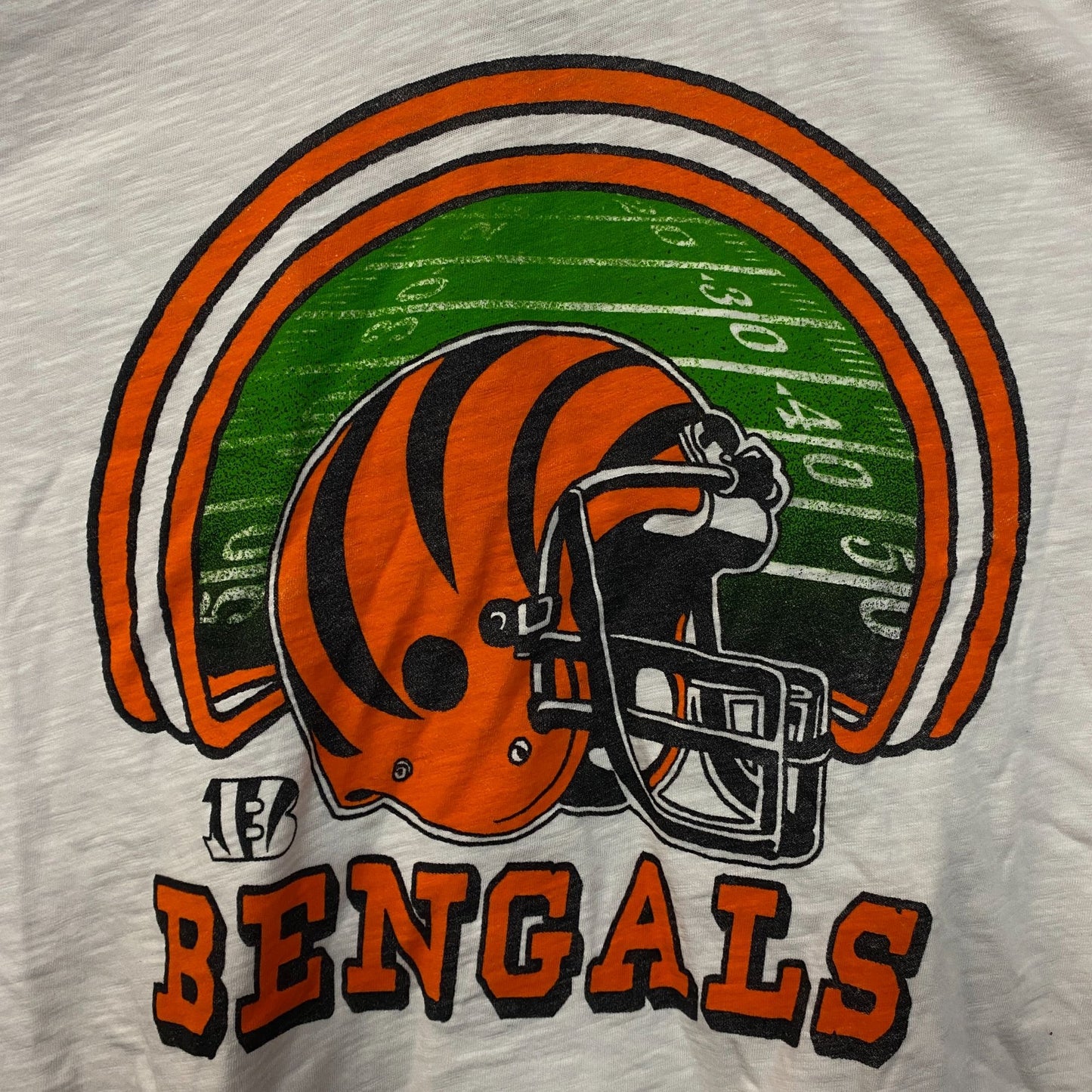 Junk Food Clothing NFL Cincinnati Bengals Game Time Women's Mock Neck Crop Tee XS