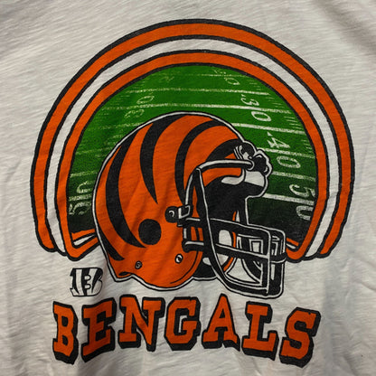 Junk Food Clothing NFL Cincinnati Bengals Game Time Women's Mock Neck Crop Tee XS