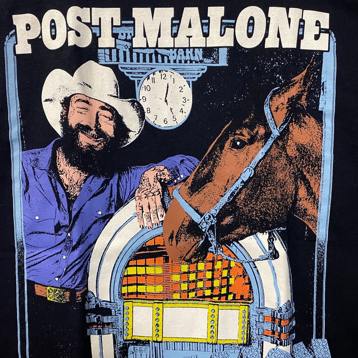 Post Malone F-1 Trillion Album Cowboy T-Shirt Large