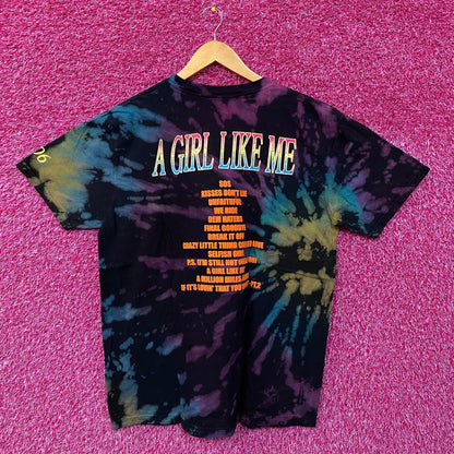 Rihanna A Girl Like Me Album Tie Dye Tshirt size Large