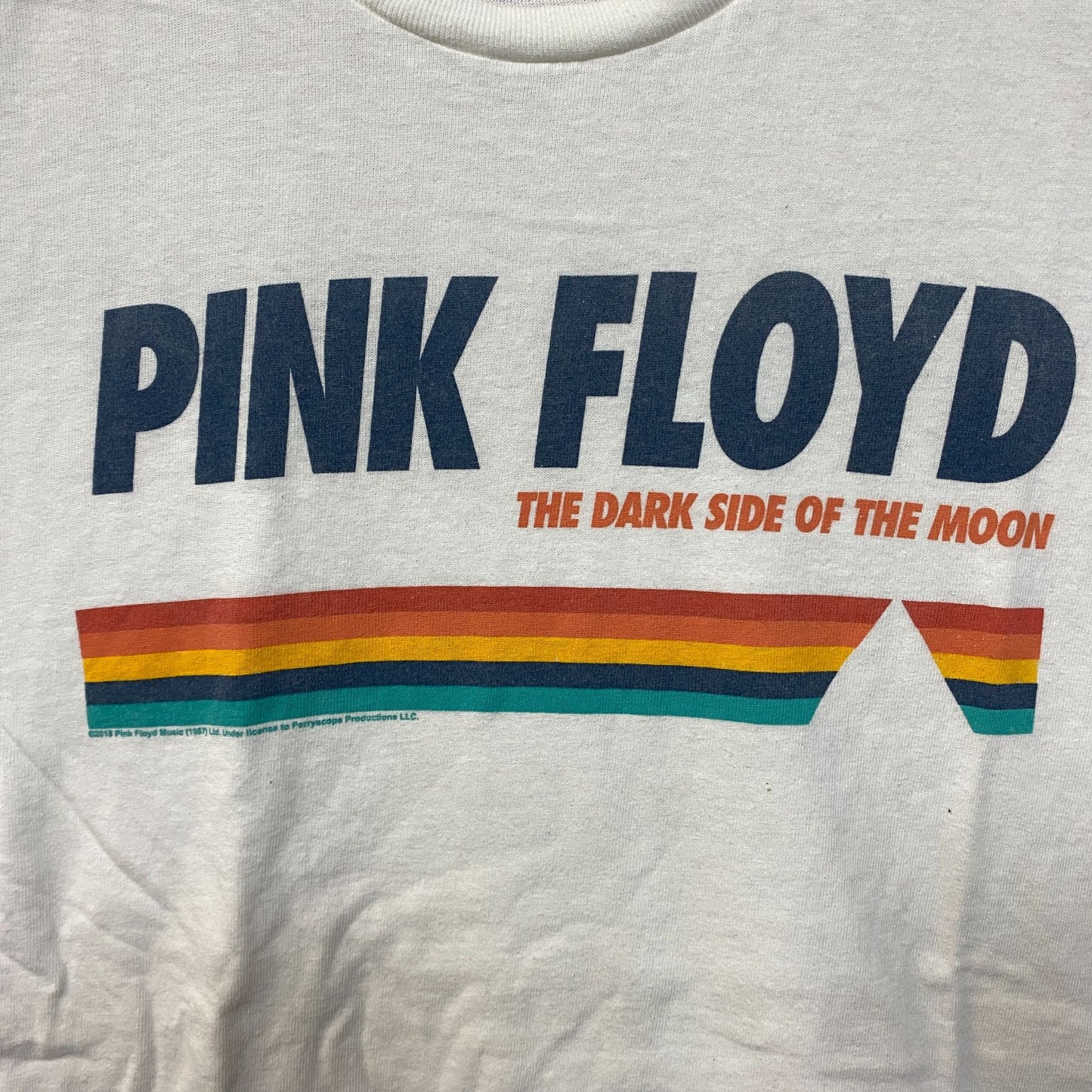 Pink Floyd Dark Side of The Moon Rock distressed Tshirt size Medium
