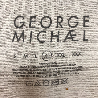George Michael Last Christmas Portrait T-Shirt XL