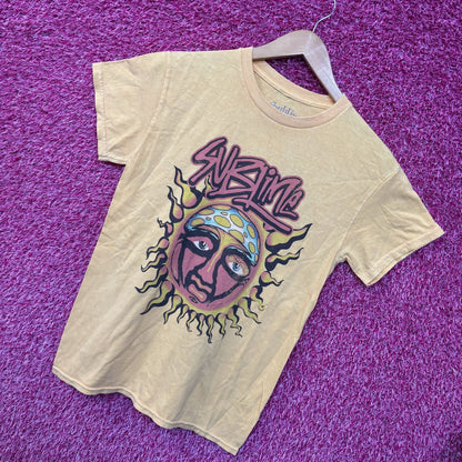 Sublime 40 Oz to Freedom Monochrome yellow Rock Tee size small