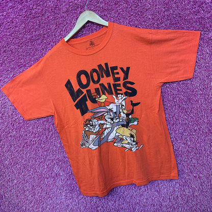 Looney Tunes Cartoon Characters Oversized Warner Bros Tee L