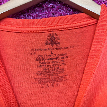 Looney Tunes Cartoon Characters Oversized Warner Bros Tee L