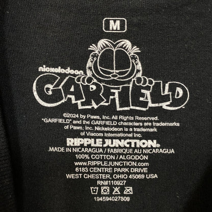 Garfield I'm Busy Doing Nothing Graphic Design T-Shirt Medium