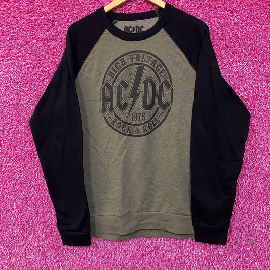 AC/DC High Voltage Logo Band Crewneck Sweatshirt size Large