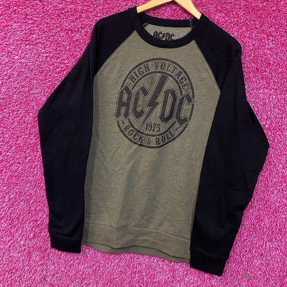 AC/DC High Voltage Logo Band Crewneck Sweatshirt size Large