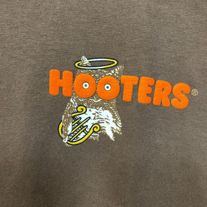 Hooters Where Angels Get their Wings Graphic Design Promo T-shirt Large