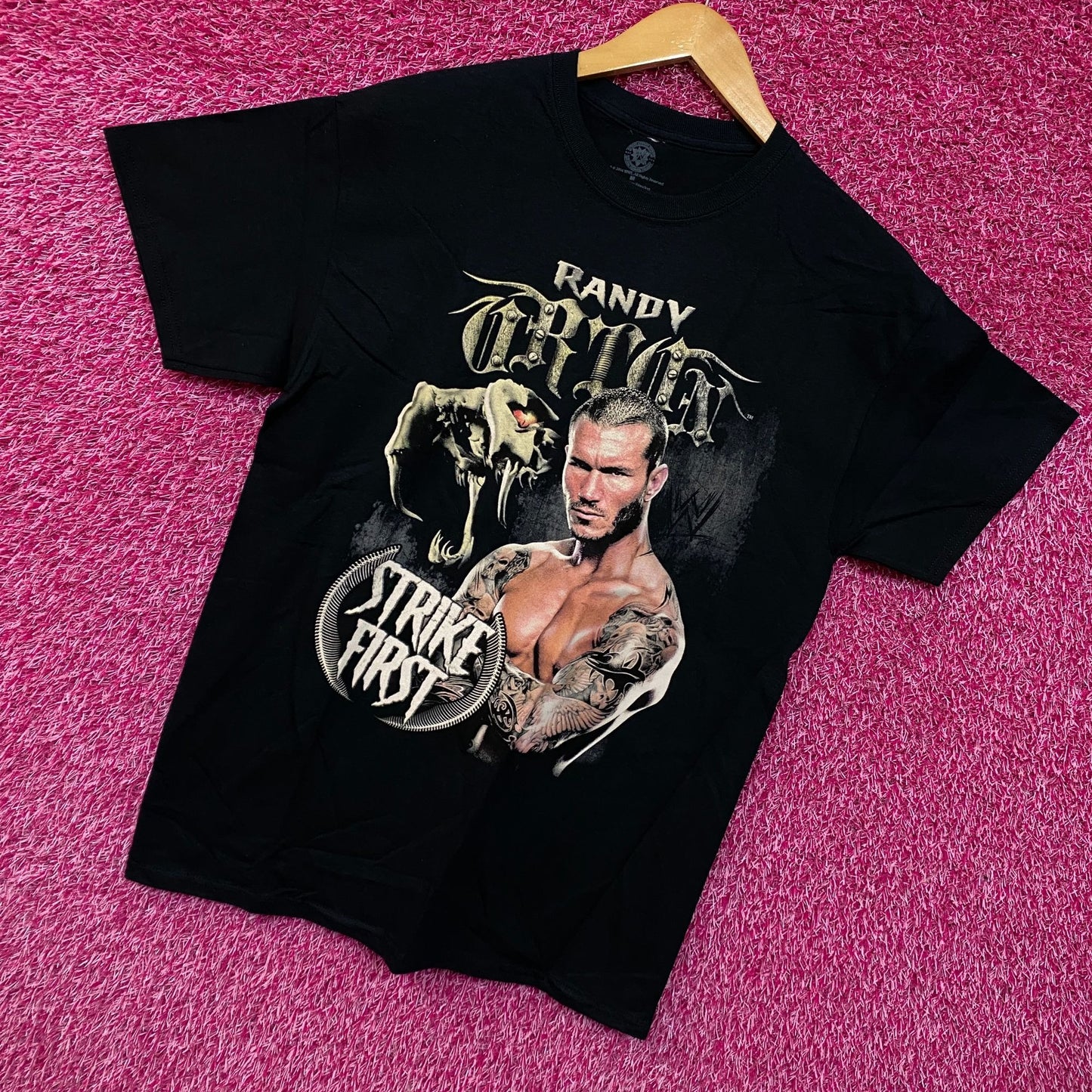 Randy Orton Strike First Wrestling Tshirt size medium