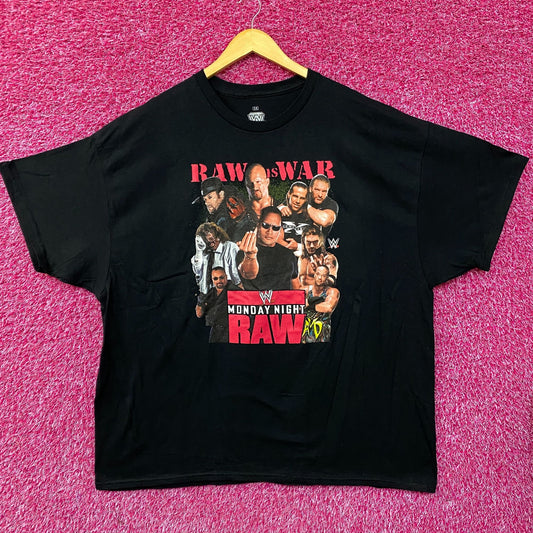 WWE Monday Night Raw Poster Raw is War T-Shirt 3X