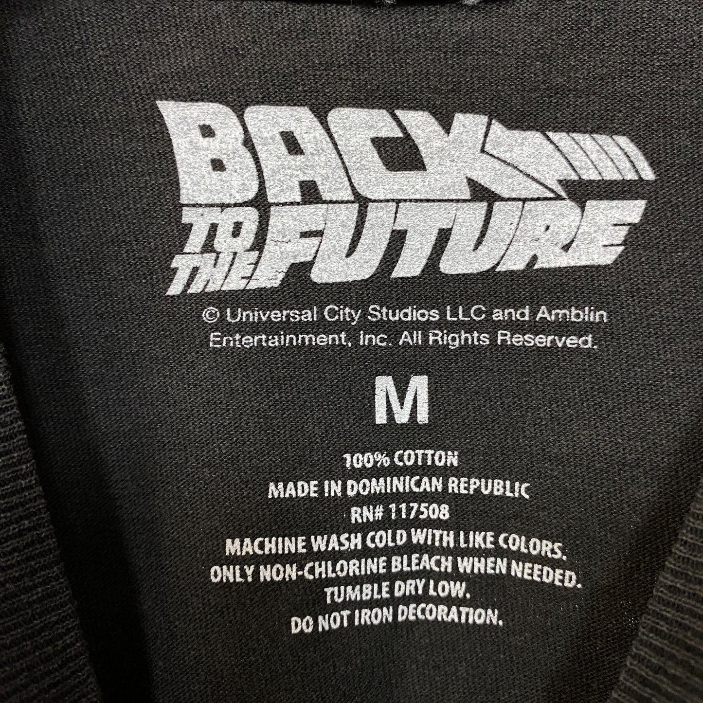 Back to the Future Logo Tshirt size Medium