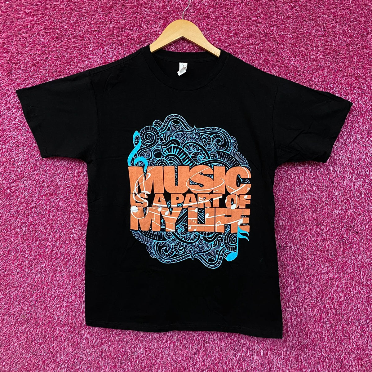 Music Is A Part of My Life Tshirt size Medium