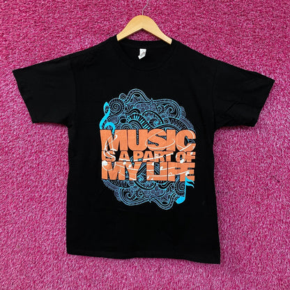 Music Is A Part of My Life Tshirt size Medium