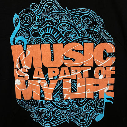 Music Is A Part of My Life Tshirt size Medium