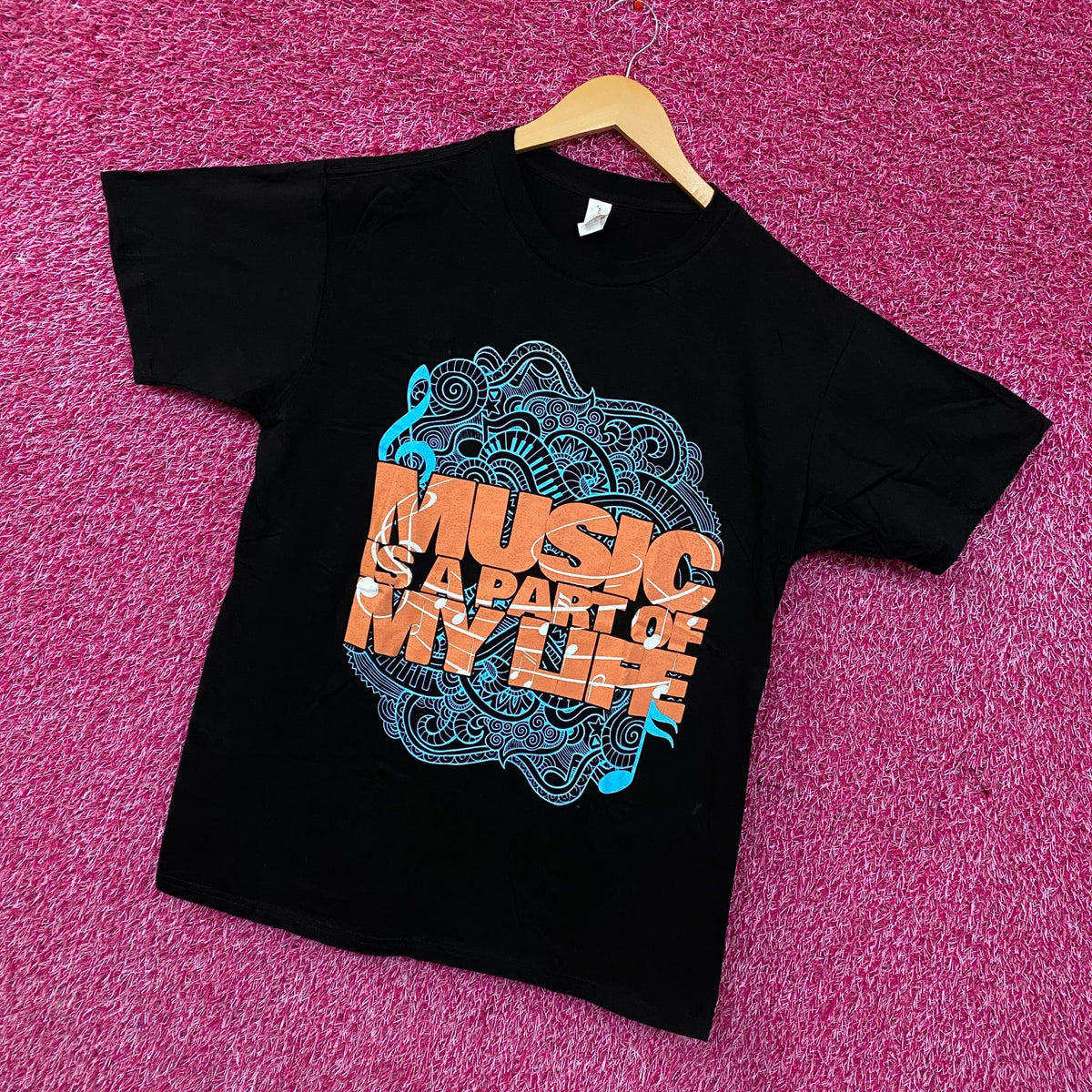 Music Is A Part of My Life Tshirt size Medium