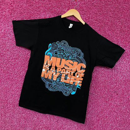 Music Is A Part of My Life Tshirt size Medium
