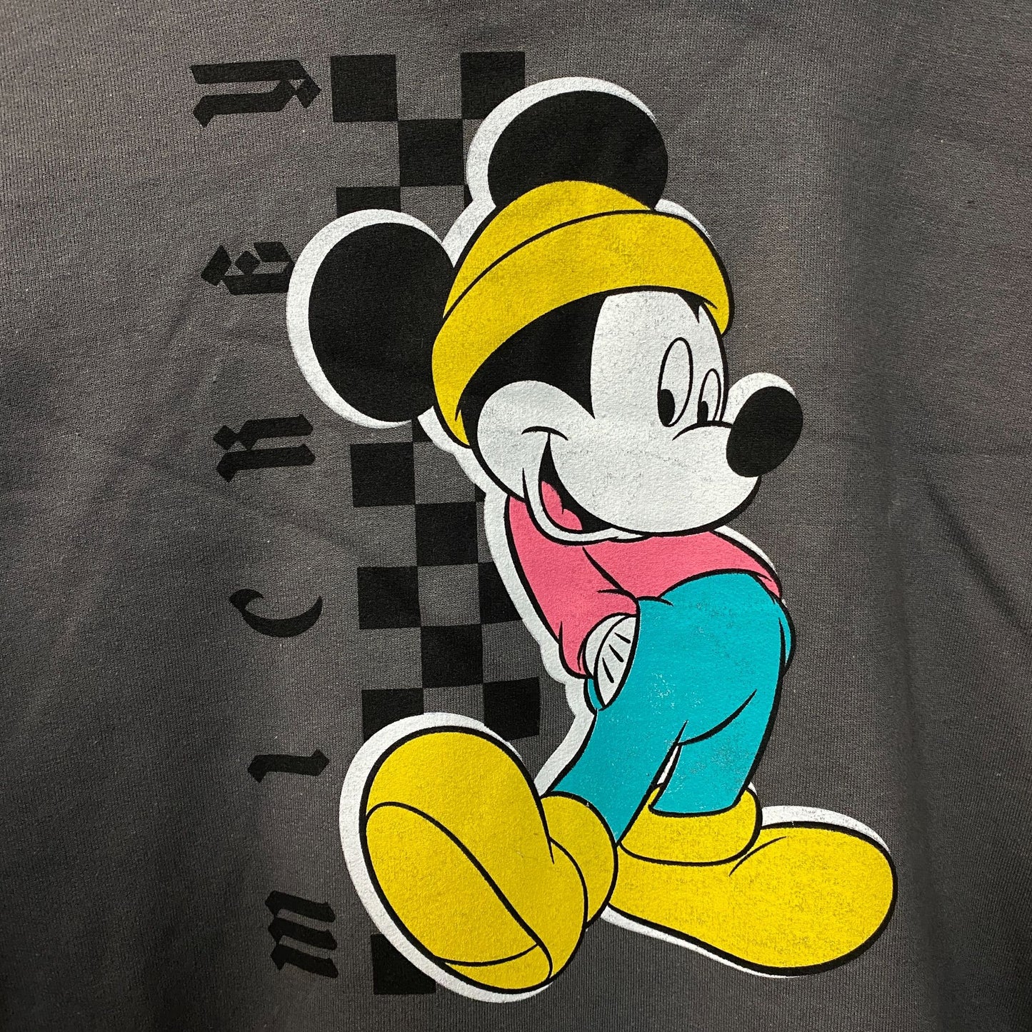 Neff x Disney Mickey Mouse Fisherman Cartoon Hoodie size XL