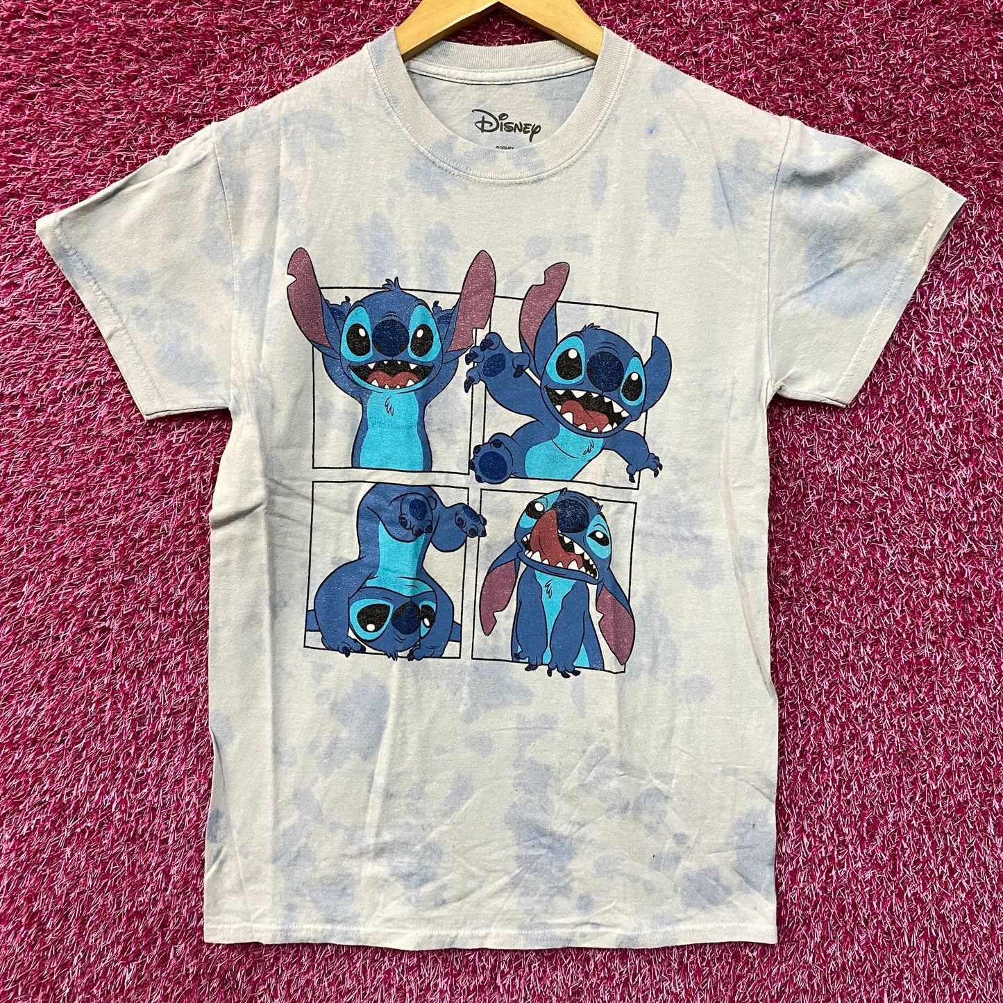 Lilo & Stitch Disney Movie Stitch Expressions Tie Dye T-Shirt Extra Small