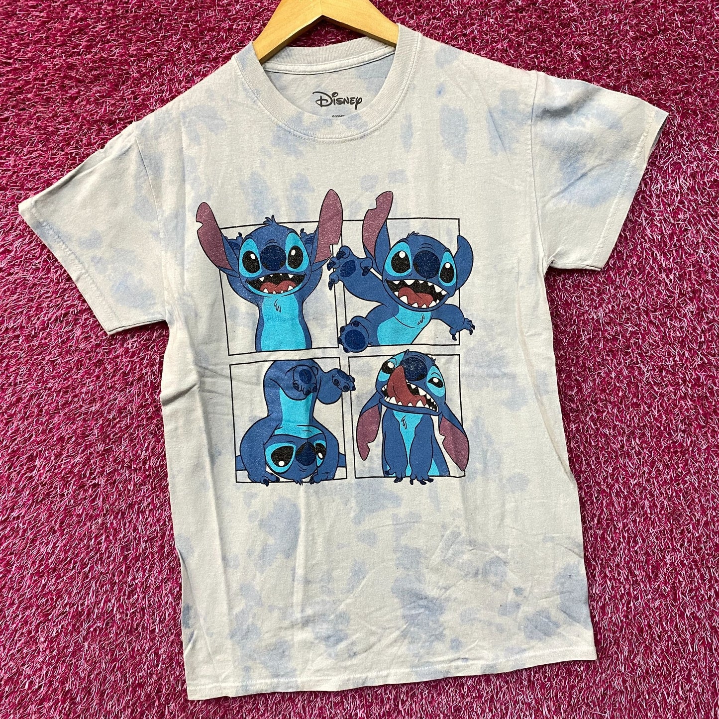 Lilo & Stitch Disney Movie Stitch Expressions Tie Dye T-Shirt Extra Small